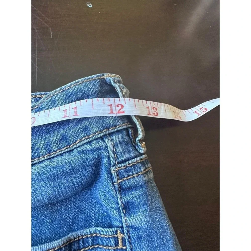 PAC Sun Super Stretch Blue Denim Shorts, Size 23